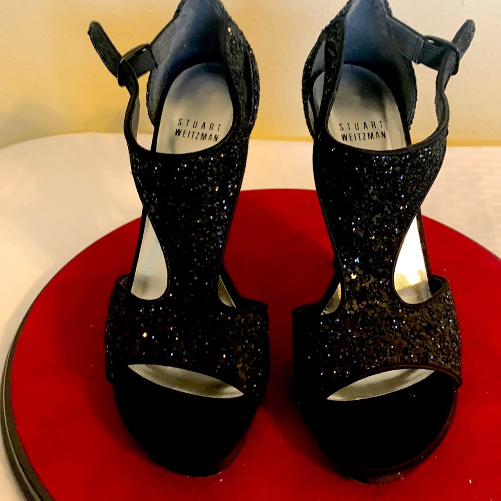 Black evening shoes.